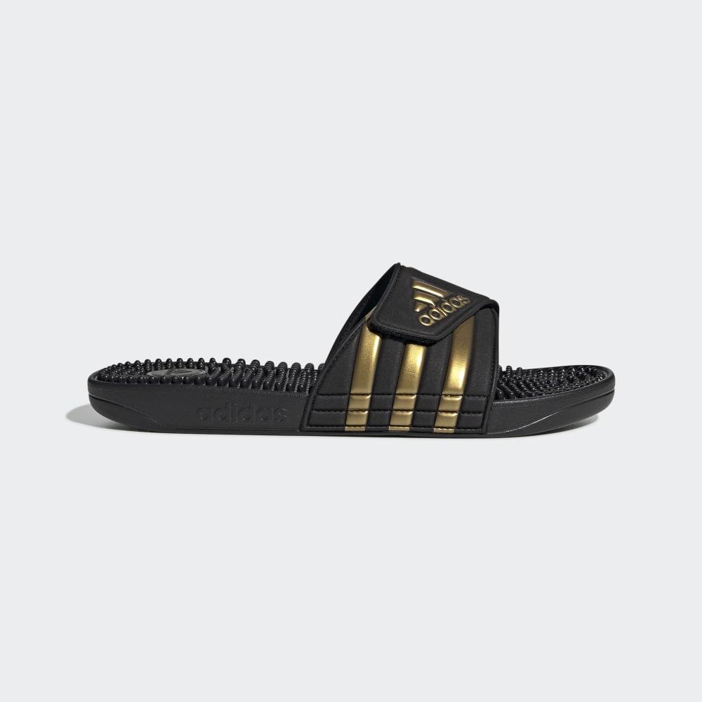 Papuci Adidas Adissage Dama Romania - Negrii/Aurii Metal EG6517